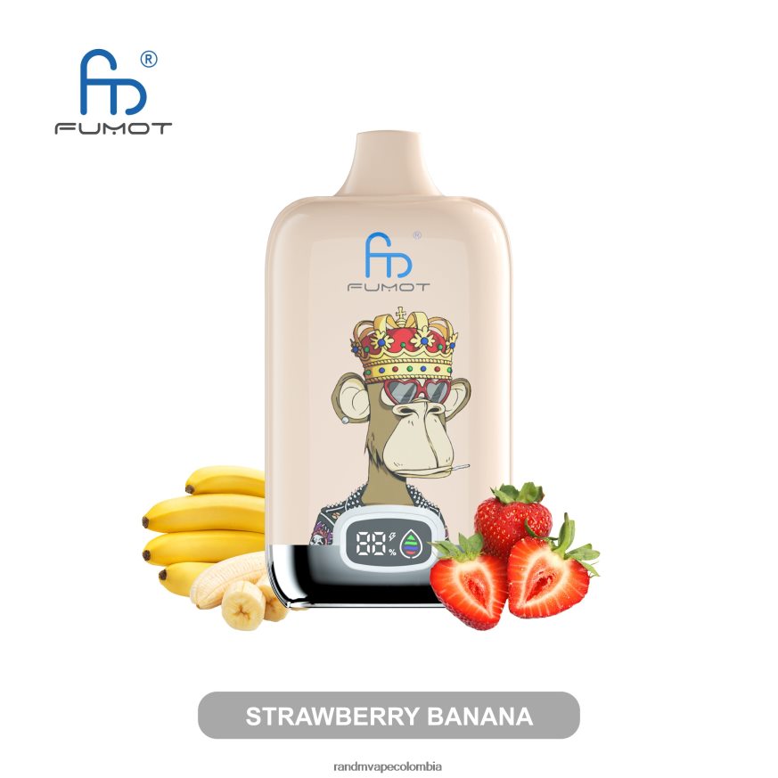 RandM Vape Sale - Fumot Original RandM Digital Box Dispositivo de vapeo con pantalla de líquido y batería 12000 sandia fresa PRN4D45