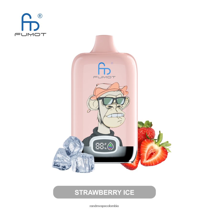 RandM Vape Sale - Fumot Original RandM Digital Box Dispositivo de vapeo con pantalla de líquido y batería 12000 sandia fresa PRN4D45