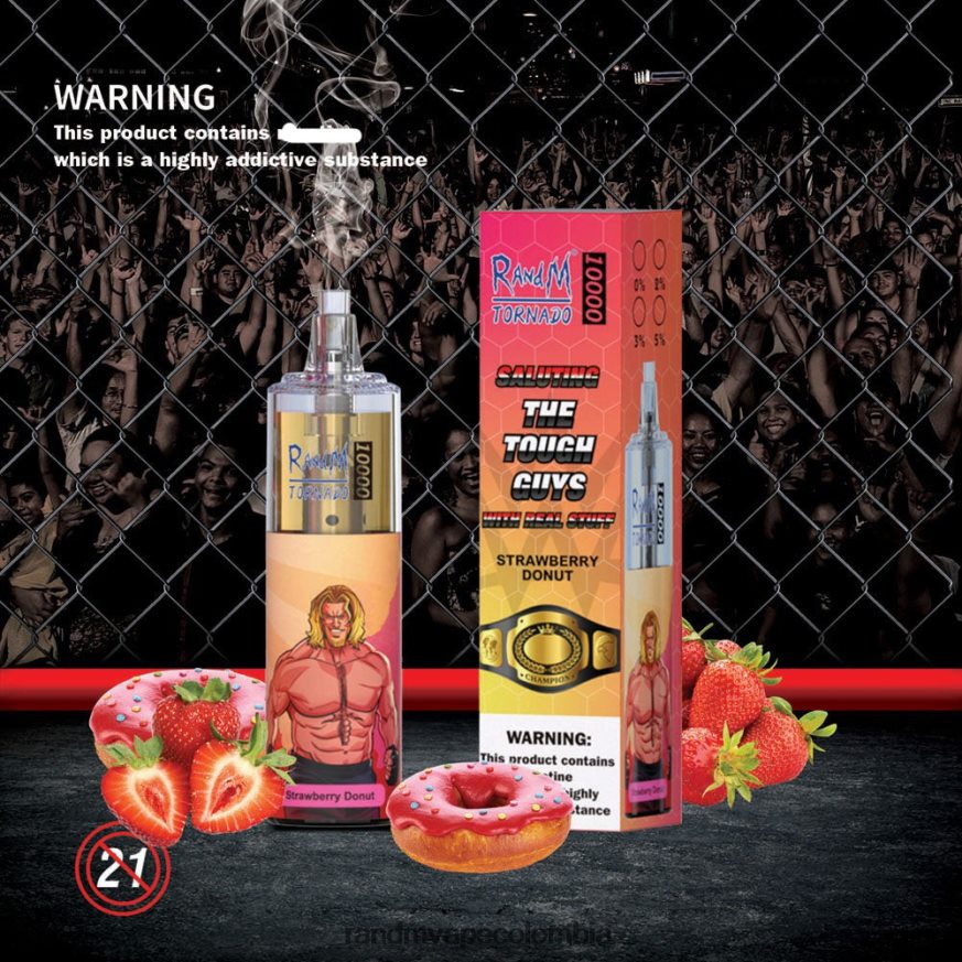 RandM Tornado - RandM Tornado Dispositivo vapeador con control de flujo de aire 10000 1 ud. mango maracuyá PRN4D4117