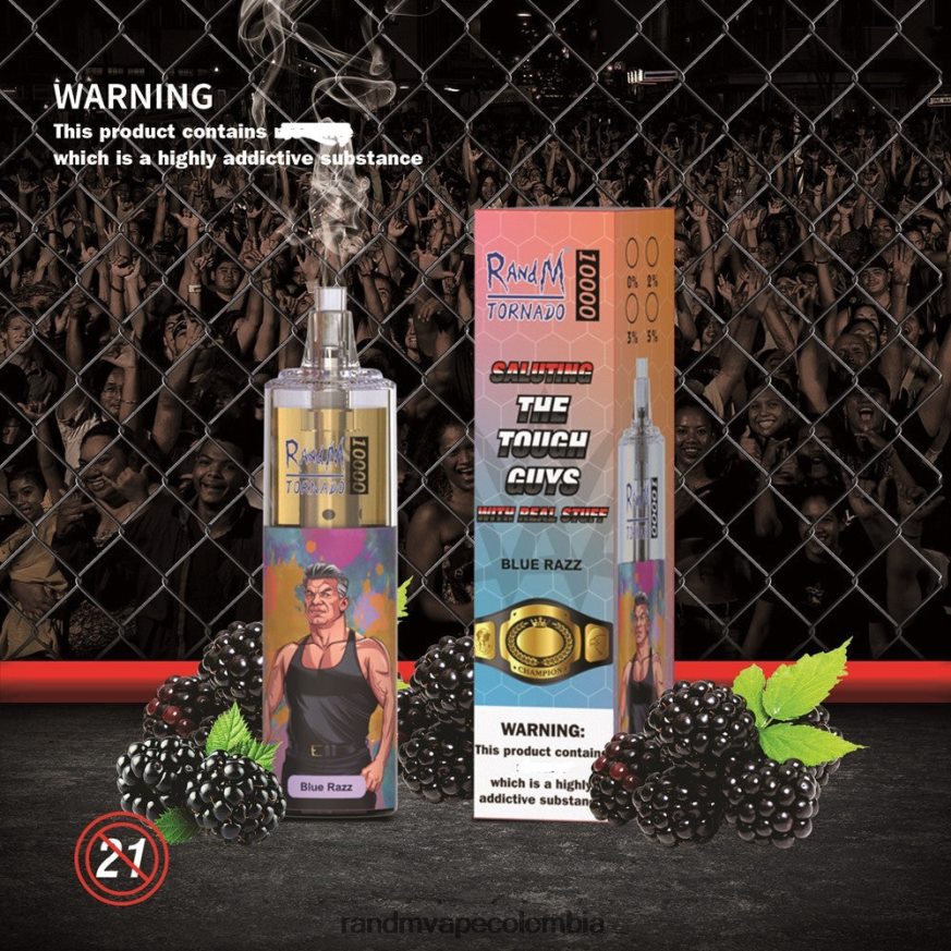 RandM Vape Online - RandM Tornado Dispositivo vapeador con control de flujo de aire 10000 1 ud. sandia fresa PRN4D4108