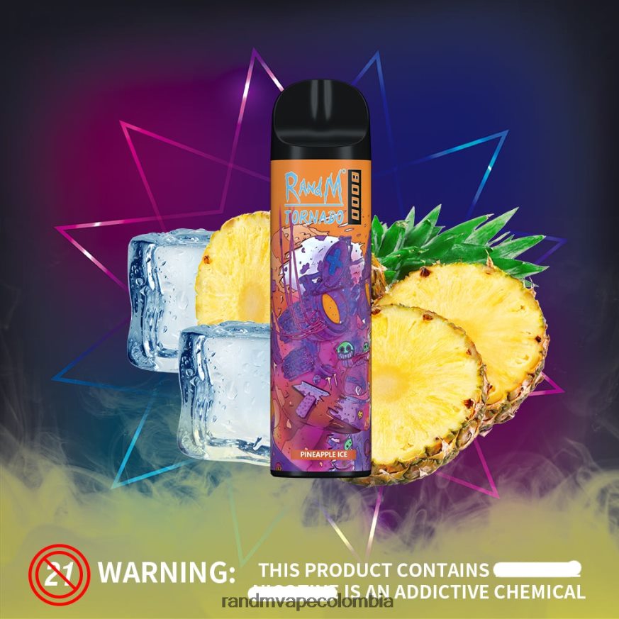 RandM Tornado Colombia - RandM Tornado Dispositivo vapeador con control de flujo de aire 8000 1 ud. naranja uva PRN4D4243
