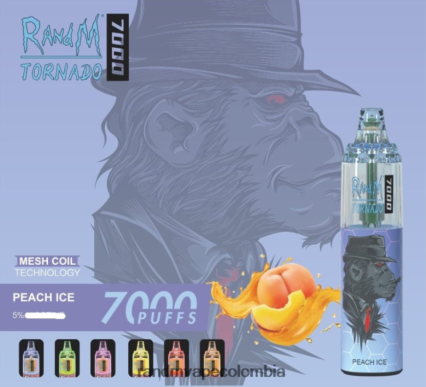 RandM Tornado Sale - RandM Tornado Dispositivo vapeador con control de flujo de aire 7000 1 ud. menta fresca PRN4D4164