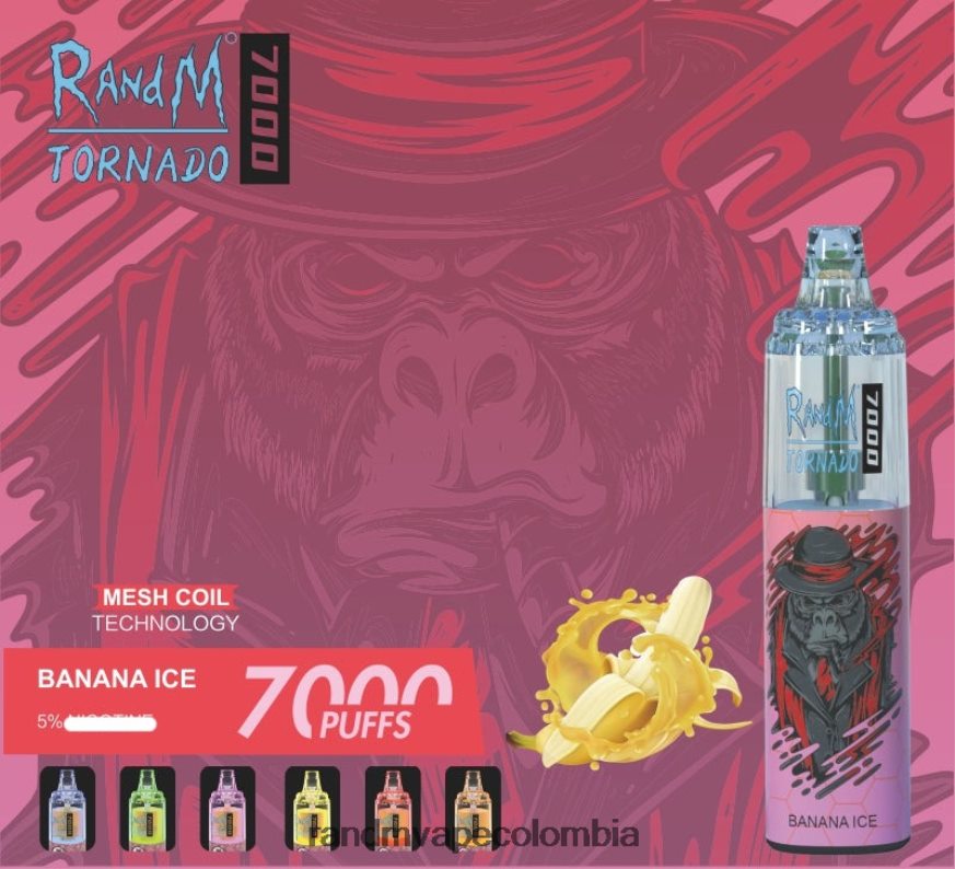 RandM Tornado Sale - RandM Tornado Dispositivo vapeador con control de flujo de aire 7000 1 ud. menta fresca PRN4D4164