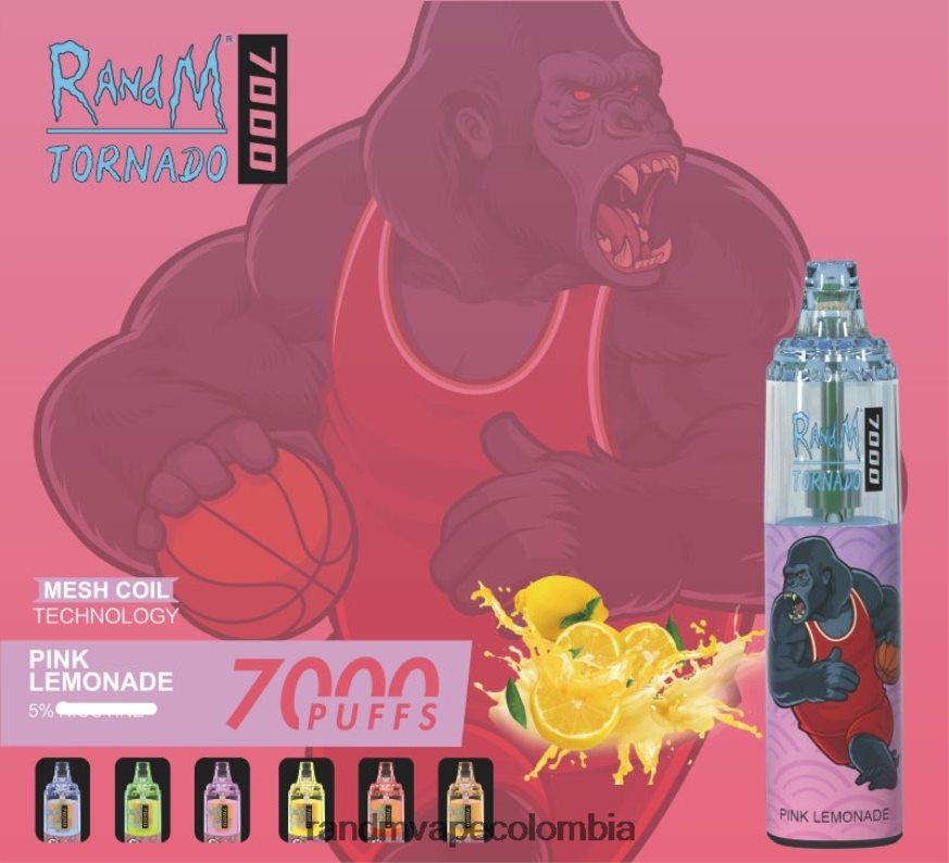 RandM Tornado Sale - RandM Tornado Dispositivo vapeador con control de flujo de aire 7000 1 ud. menta fresca PRN4D4164