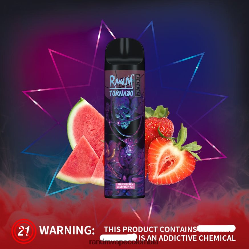RandM Vape Colombia - RandM Tornado Dispositivo vapeador con control de flujo de aire 8000 1 ud. pera de algodón PRN4D4241