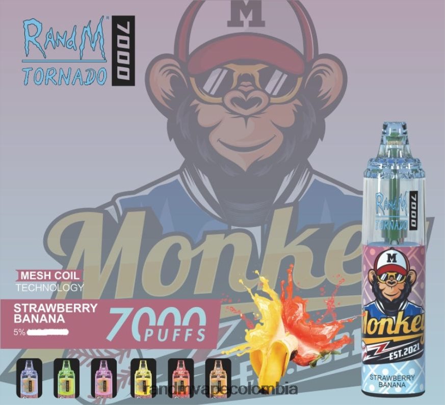 RandM Vape Sale - RandM Tornado Dispositivo vapeador con control de flujo de aire 7000 1 ud. hielo exuberante PRN4D4165