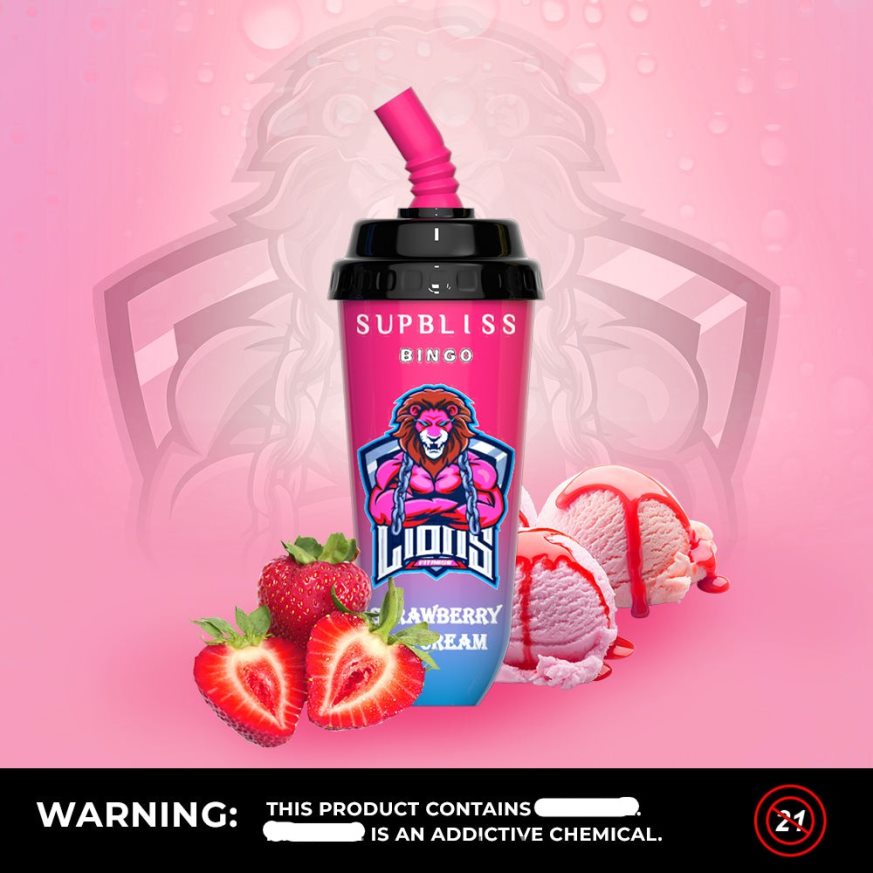 RandM Vape Bogotá - RandM Supbliss Bingo Dispositivo de vapeo 8000 1 ud. Fresa plátano PRN4D4262