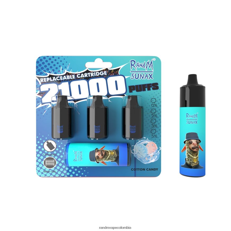 RandM Tornado Precio - RandM Sunax Dispositivo de vapeo reemplazable con cápsula de control de flujo de aire 21000 1 ud. bayas mixtas PRN4D4270