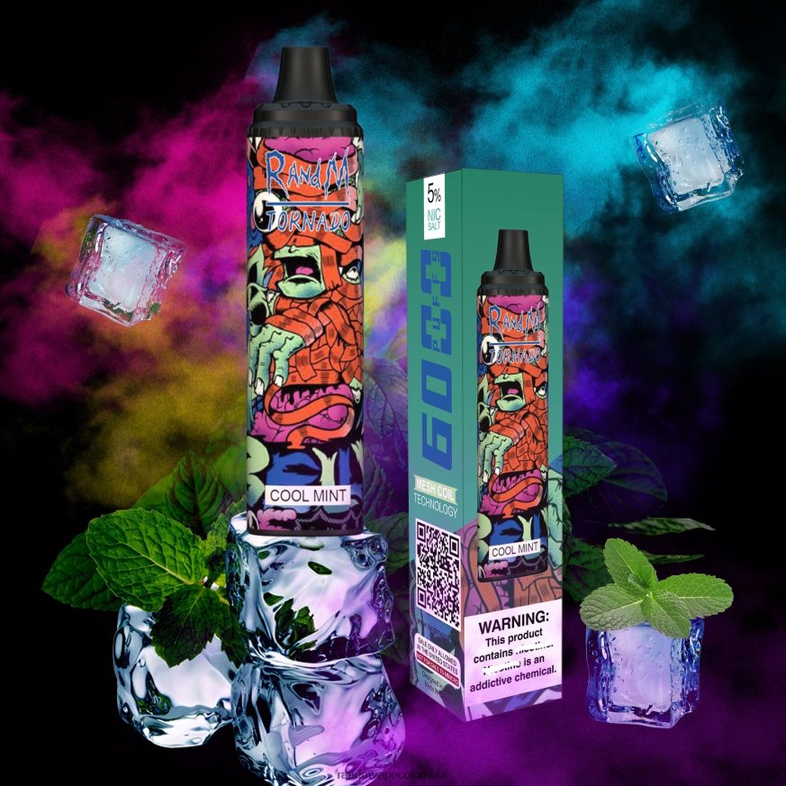 RandM Disposable Vape Puffs - RandM Tornado Dispositivo vape pod con control de flujo de aire 6000 1 pieza algodón de azúcar PRN4D4296