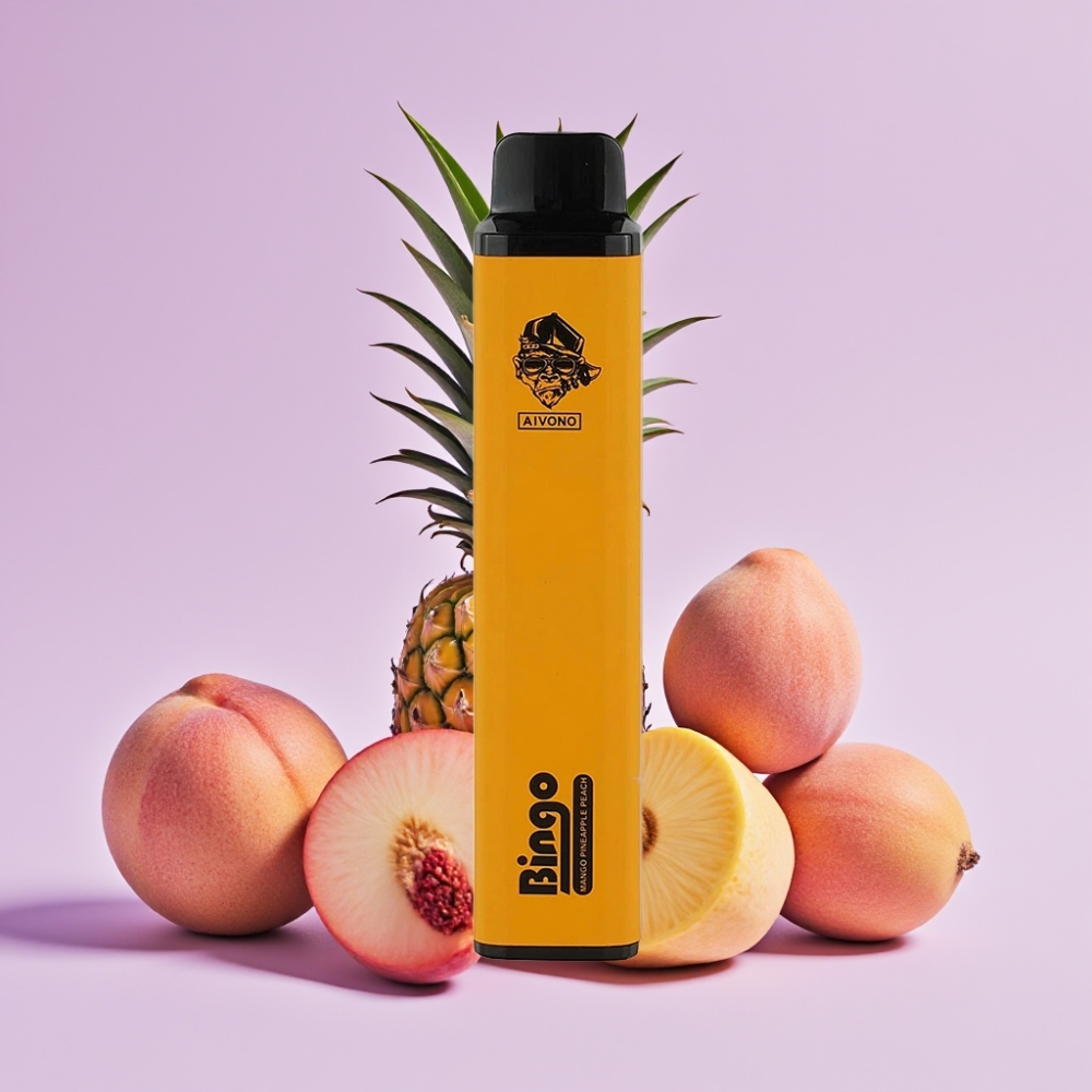 Aivono AIM BINGO 4000 Puffs Vape Desechable Piña Melocotón Wango 10mL 1000mAh Recargable