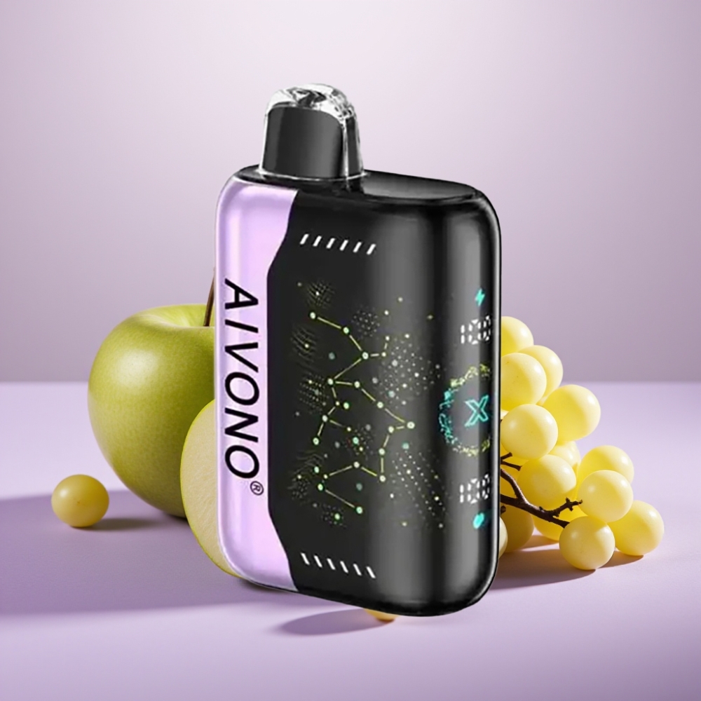 Aivono AIM BOOM 25000 Puffs Manzana Verde Uva 28ml 650mAh Tipo-C
