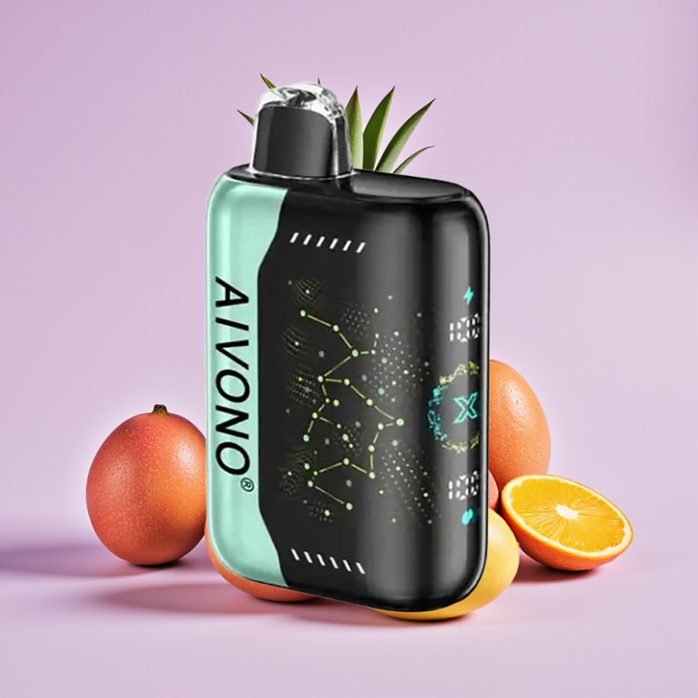 Aivono AIM BOOM 25000 Puffs Vape Desechable Mango Piña Ácida 28ml 650mAh Tipo-C