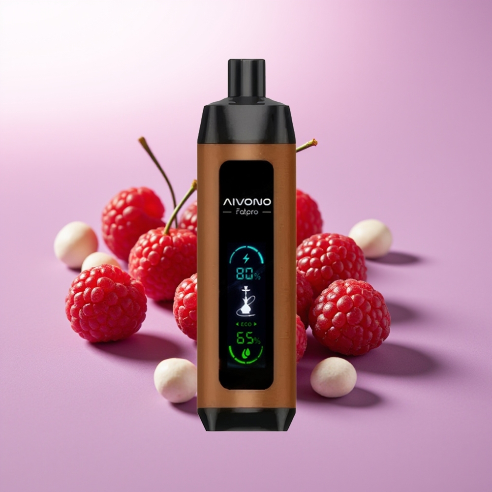 Aivono AIM FATPRO 22000 Puffs Vape Desechable Cereza Frambuesa 28ml 5% Nicotina 600mAh