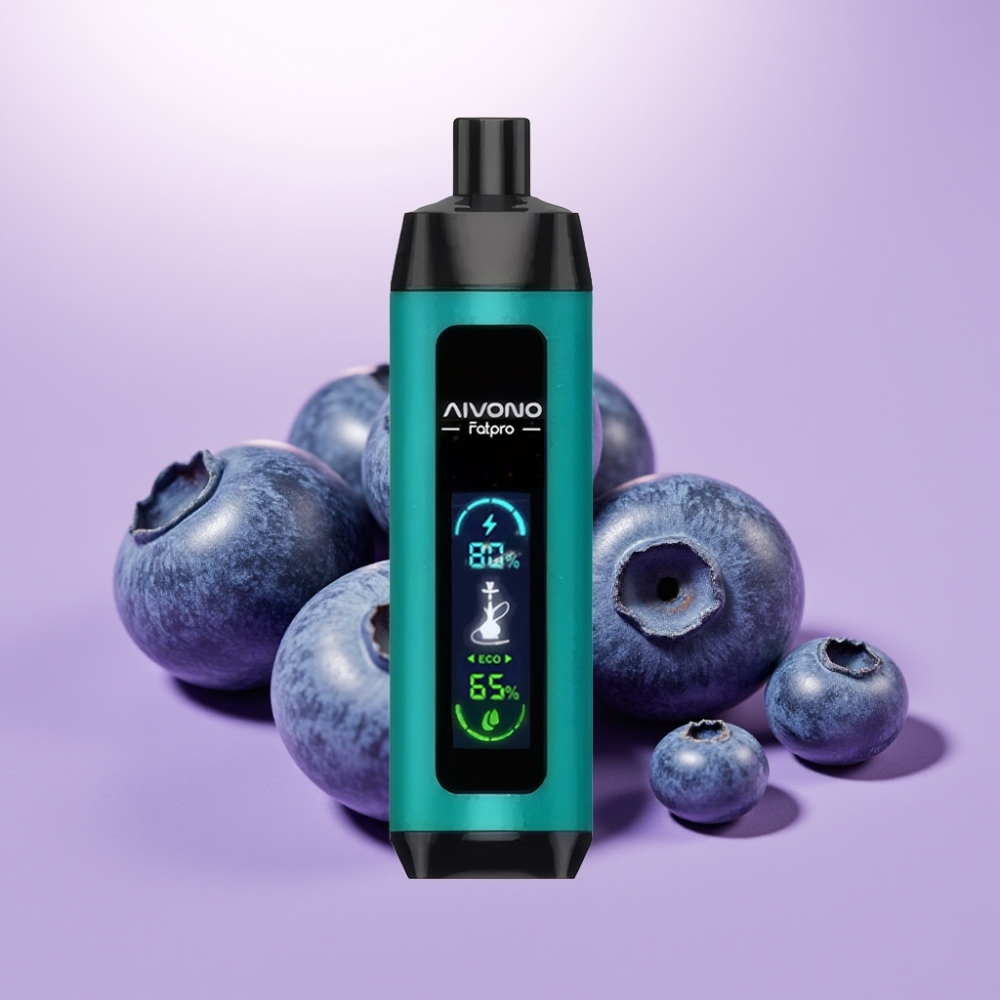 Aivono Aim Fatpro 22000 Puffs Vape Desechable Arma de Arándano con 28ml E-líquido y 600mAh Recargable
