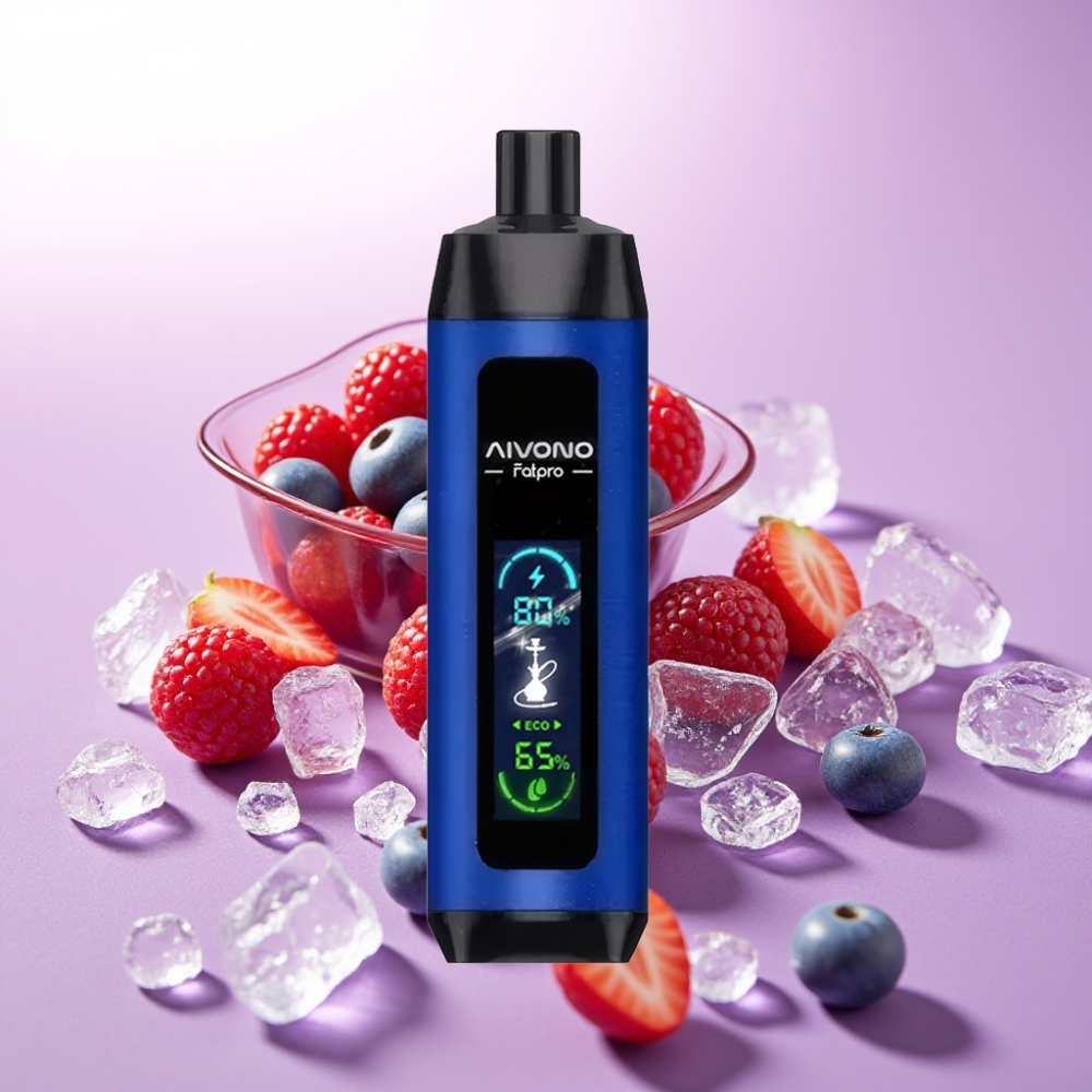 Aivono Aim Fatpro 22000 Puffs Vape Desechable Baya Helada 28ml 600mAh Recargable