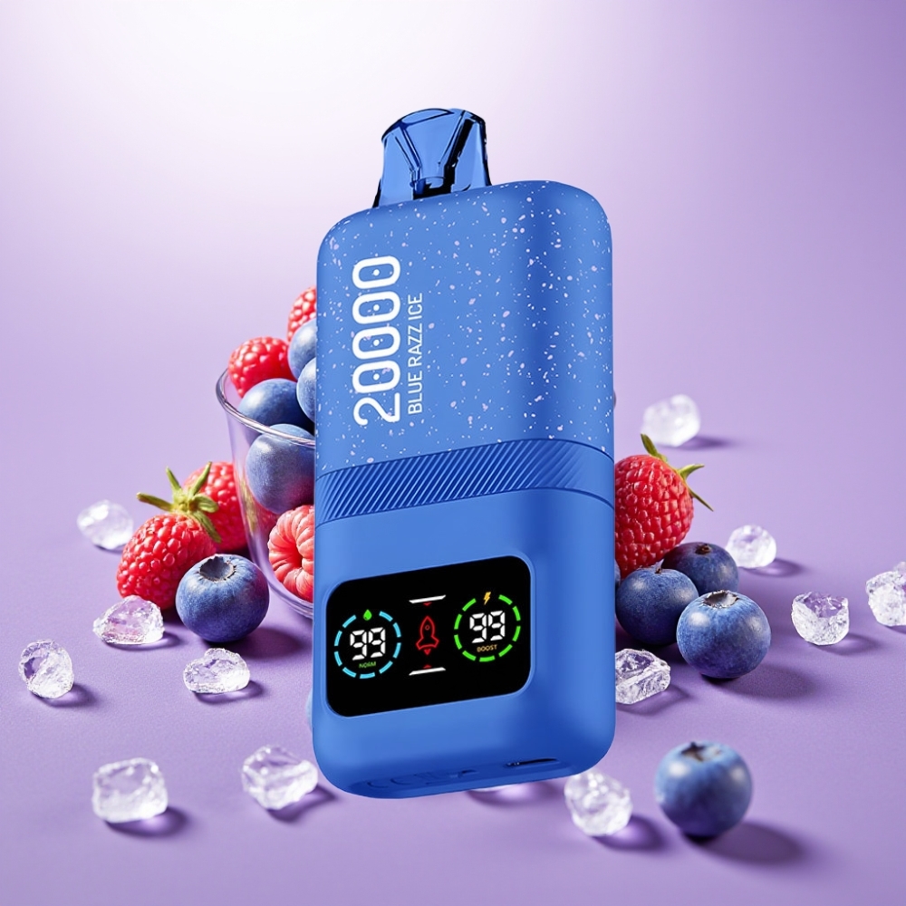 Aivono AIM MAGIC 20000 Puffs Vape Desechable Frambuesa Azul Helada con Pantalla LCD y Recargable Type-C
