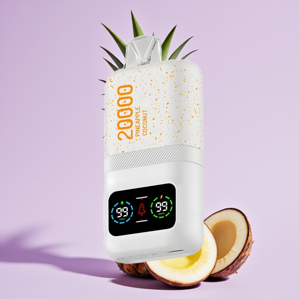 Aivono AIM MAGIC 20000 Puffs Vape Desechable Piña Coco con 26ml, Doble Malla y Recargable