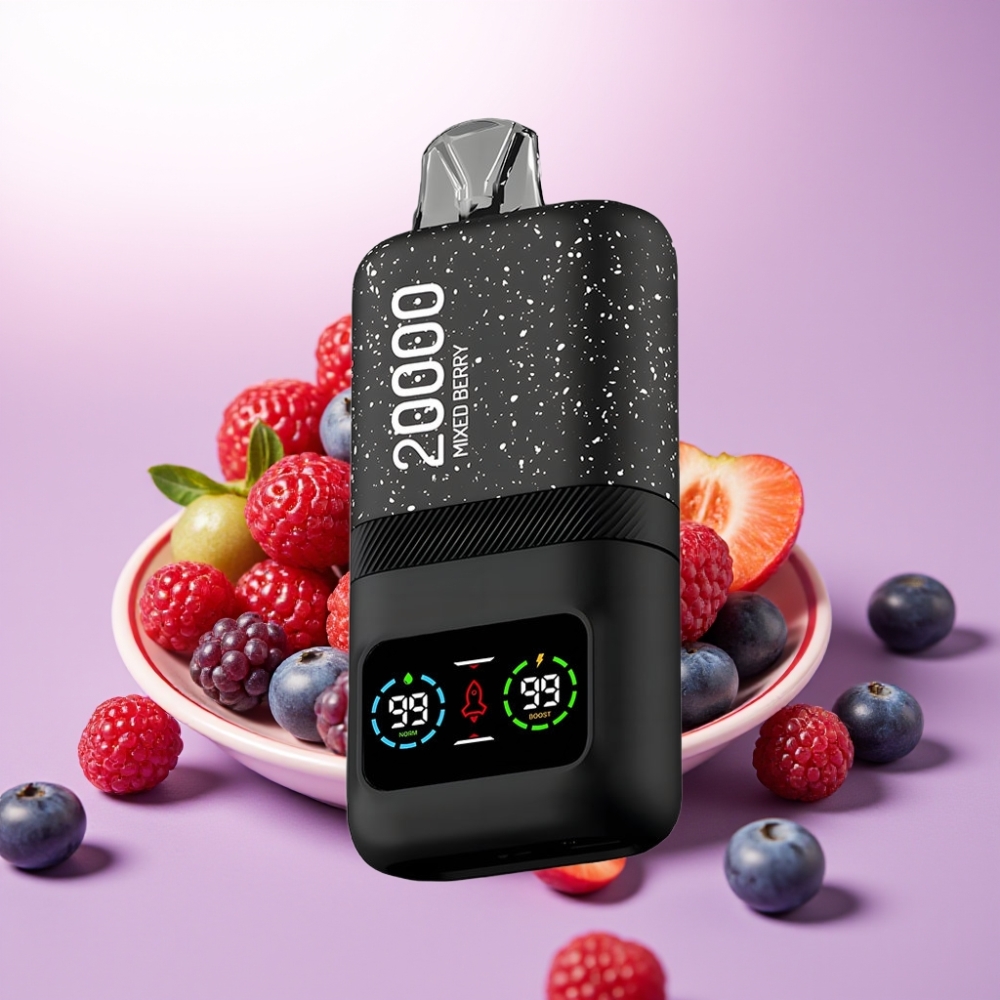Aivono AIM MAGIC 20000 Puffs Vape Desechable con Sabor a Frutas Mixtas, 26ml, Tipo-C Recargable, Pantalla LCD