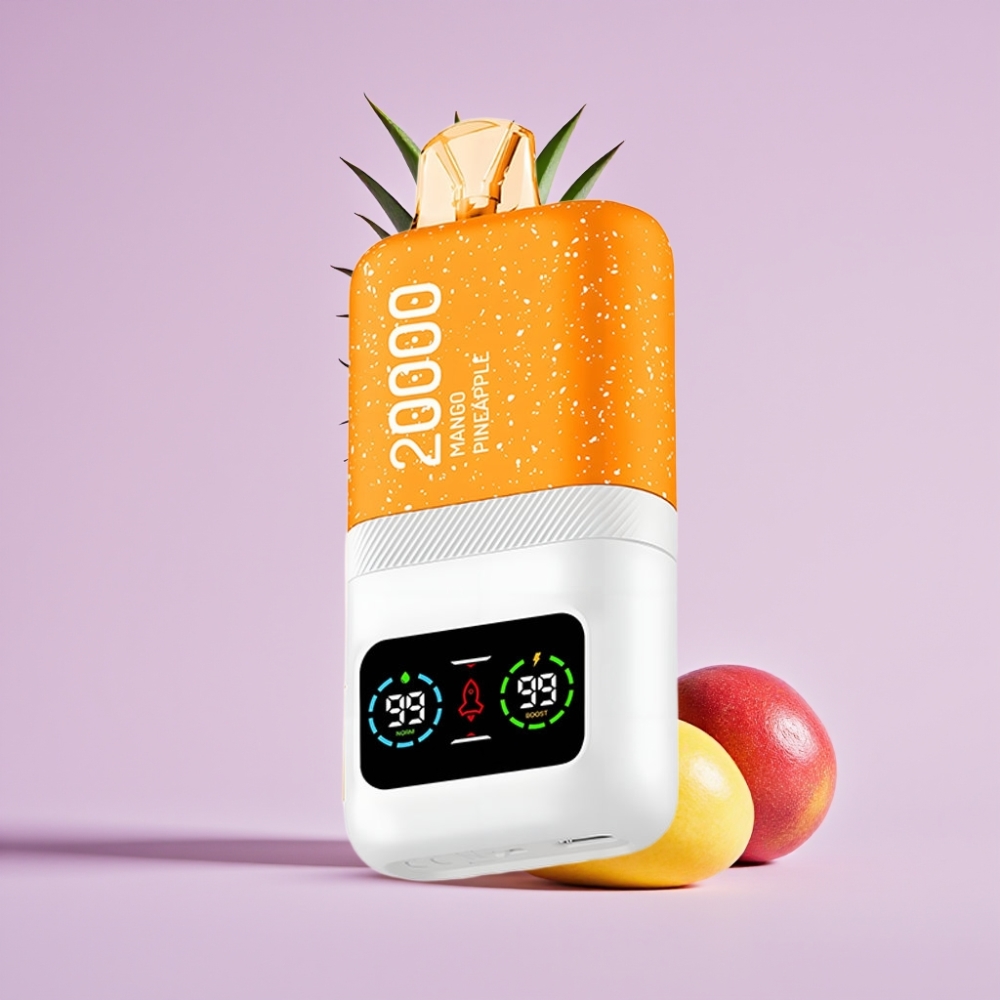 Aivono AIM MAGIC 20000 Puffs Vape Recargable Tipo-C, Sabor Mango Piña, 26ml, Pantalla LCD
