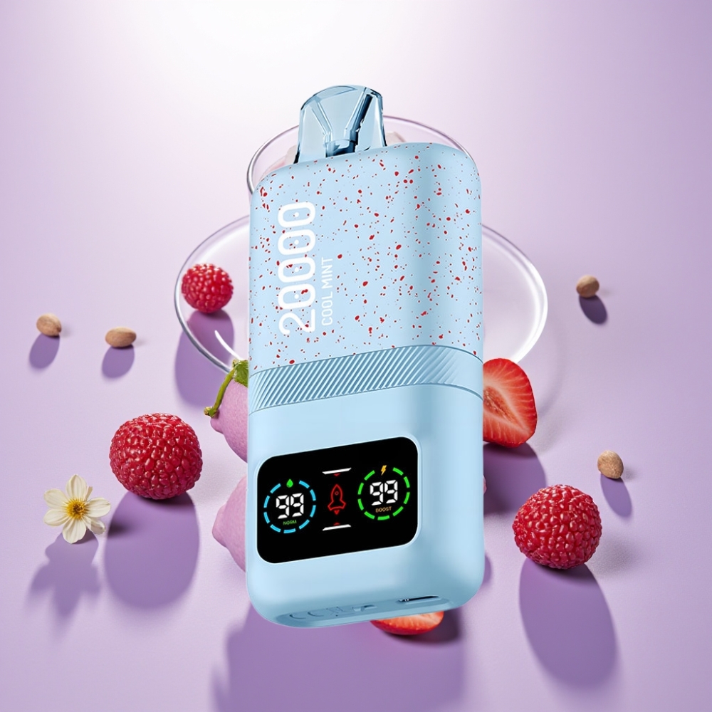 Aivono AIM MAGIC 20000 Puffs Vape Recargable Tipo-C con Sabor Menta Fría y Pantalla LCD