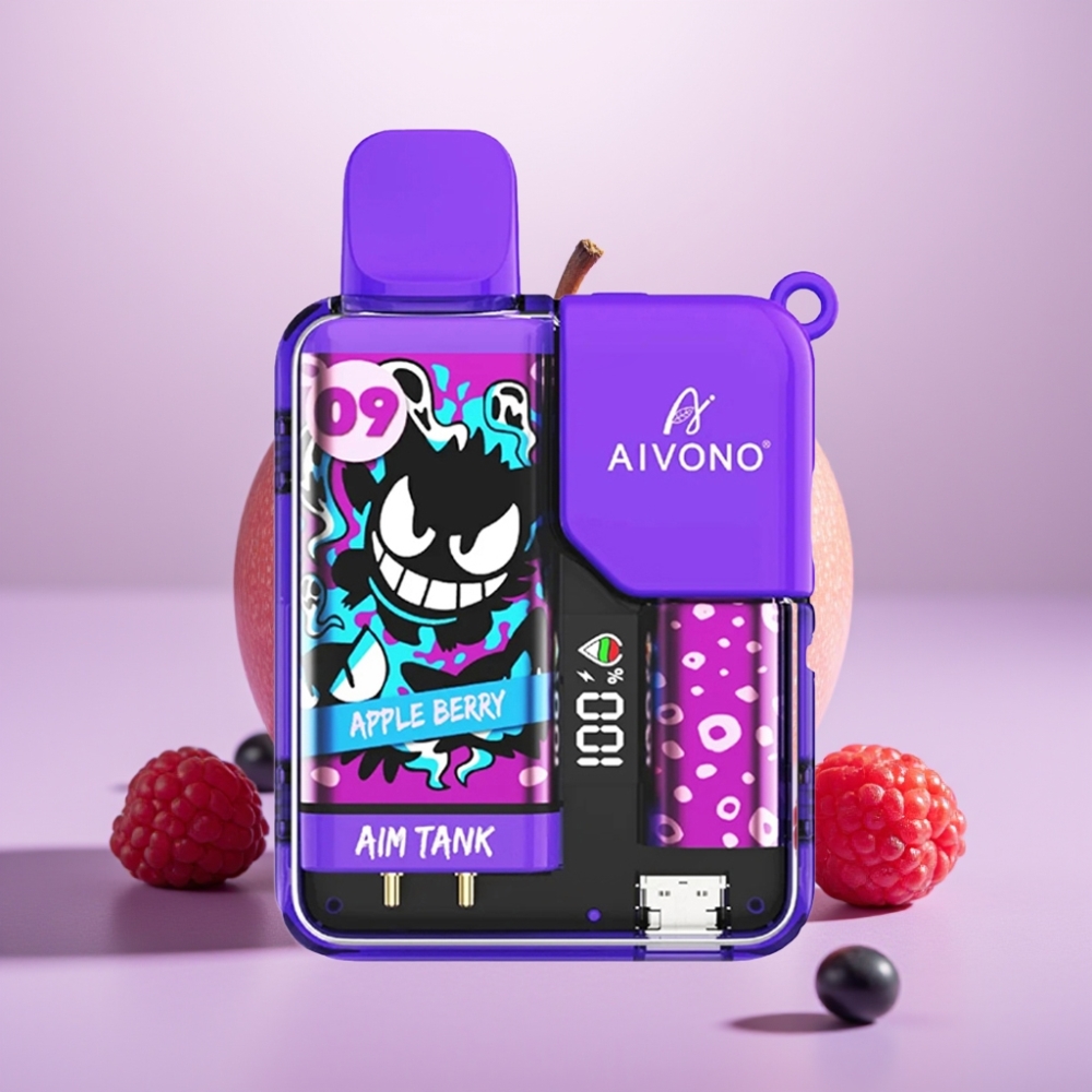 Aivono AIM-TANK 9500 Puffs Manzana Baya 18ml LCD 650mAh 1.2ohm