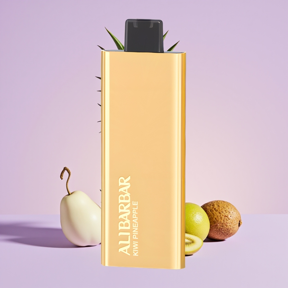 Alibarbar Pandora 7000 Puffs Desechable Vape Kiwi Piña 17 ml 1.0 Ω