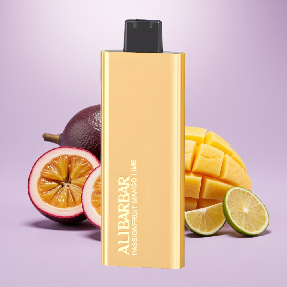 Alibarbar Pandora 7000 Puffs Desechable Vape Maracuyá Mango Lima - 17 ml, 1.0 Ω, 70 g