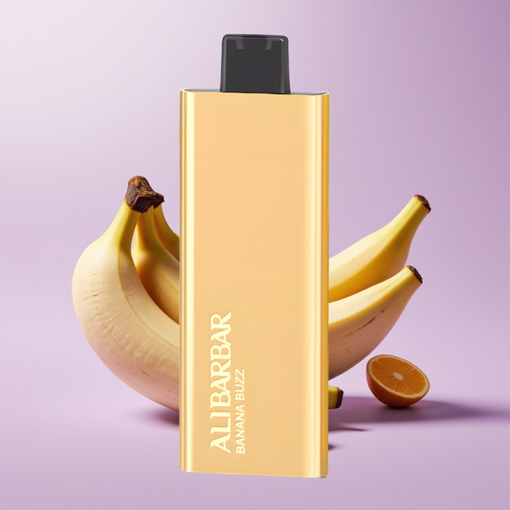 Alibarbar Pandora 7000 Puffs Vape Desechable Plátano Energizante - 17 ml - 1.0 Ω