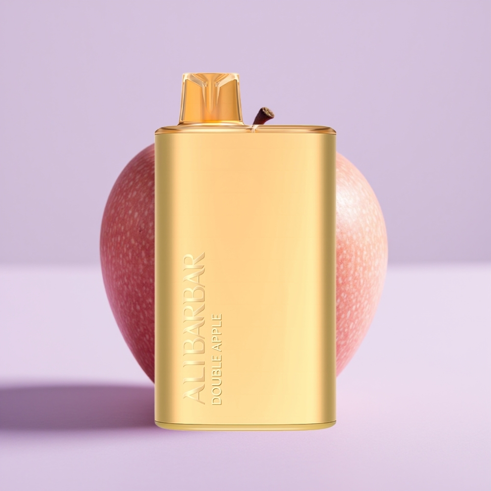 Alibarbar Rich 8000 Puffs Desechable Vape Doble Manzana - 20ml, 8000 Caladas, Batería 2000mAh