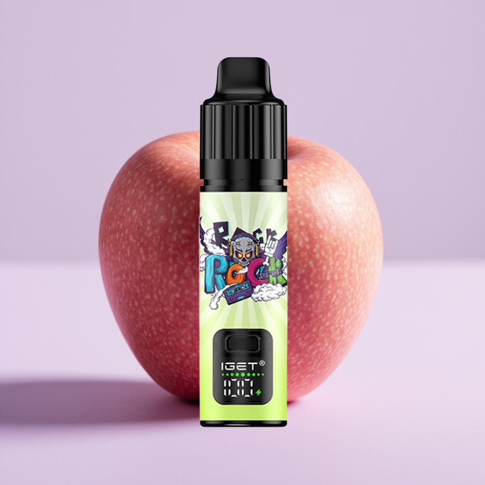 IGET BAR PLUS S3 POD 10000 Puffs Vape Desechable Doble Manzana 18ml 5% Nicotina Batería 950mAh