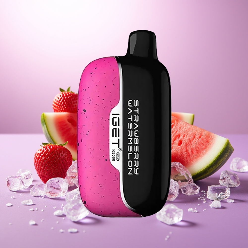 IGET Moon K5000 Puffs Vape Desechable Fresa Sandía Hielo – 5000 Puffs, Malla 1.35 Ohm, 81.5 g