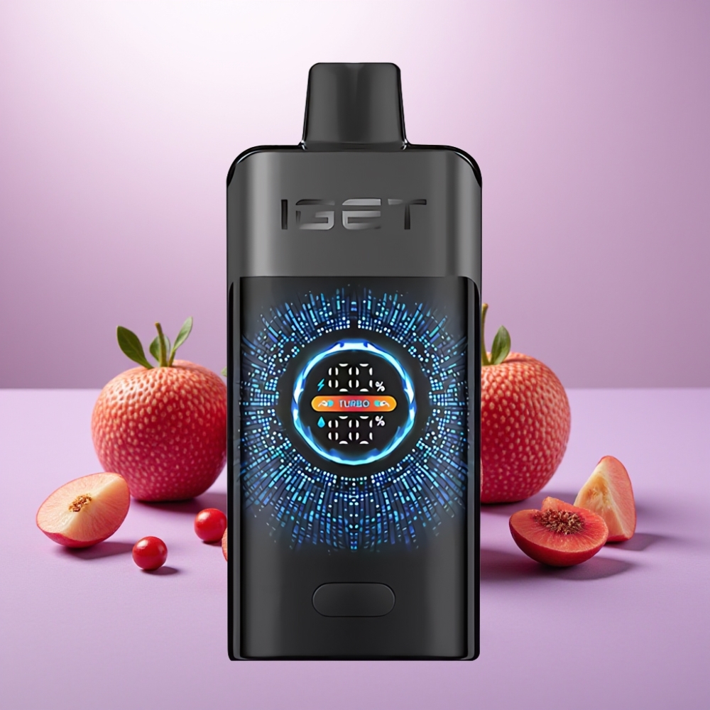 IGET ONE 12000 Puffs Desechable con Pantalla Curva y Sabor Bosque Negro