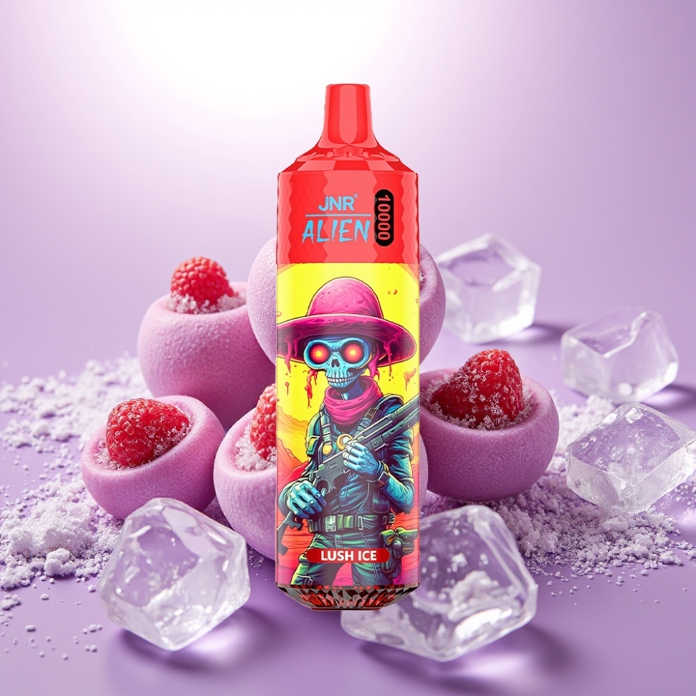 JNR Alien 10000 Puffs Vape Deportivo con LED RGB y Sabor Hielo Fresco