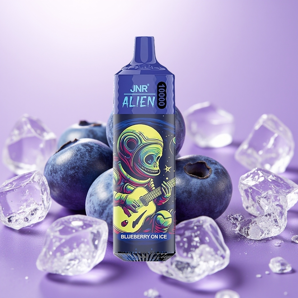 JNR Alien 10000 Puffs Vape Diseño Deportivo con LED RGB y Sabor Arándanos Helados
