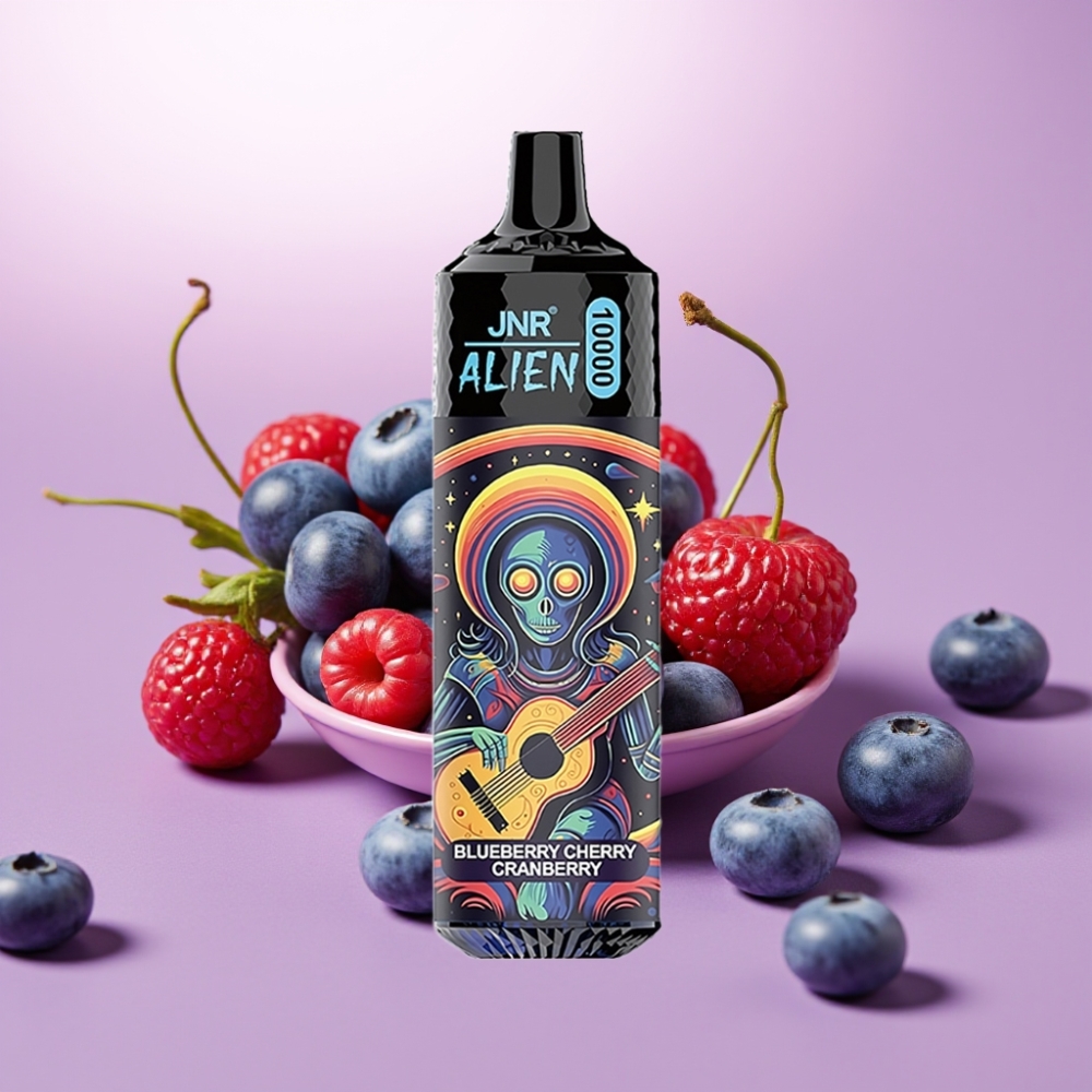JNR Alien 10000 Puffs Vape Disposable Arándano Cereza Azul con RGB, 20ml, Tipo-C, 850mAh