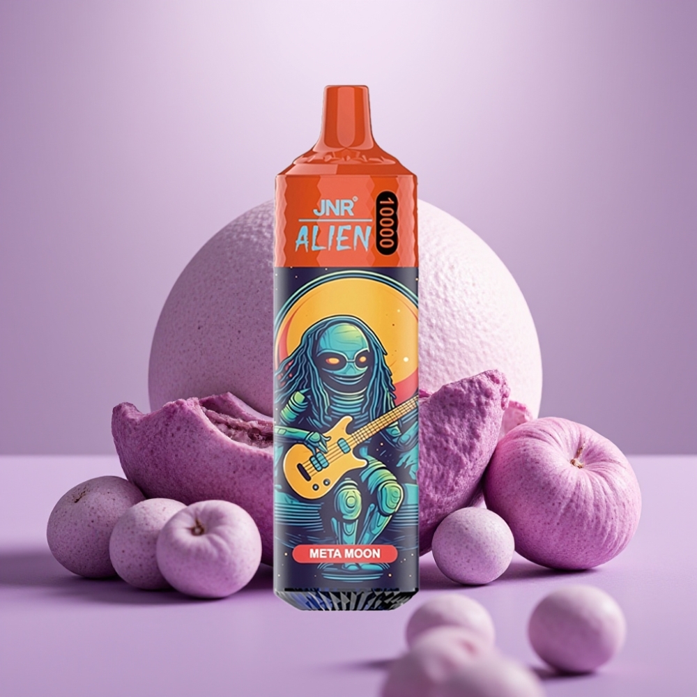 JNR Alien 10000 Puffs Vapeport Meta Luna – 20ml, RGB, Carga Rápida Tipo-C