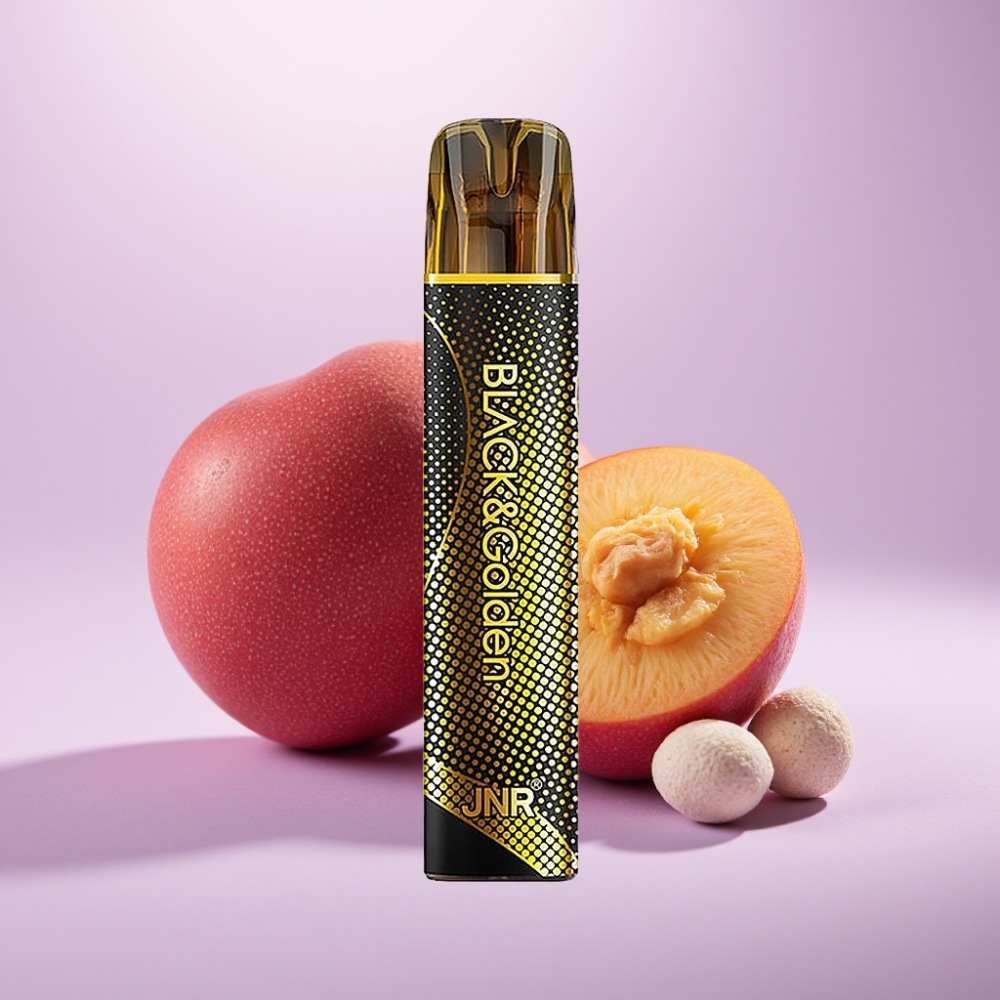 JNR Black&Golden 800 Puffs Desechable Triple Mango – 550mAh, 2ml, TPD, 2% Nic