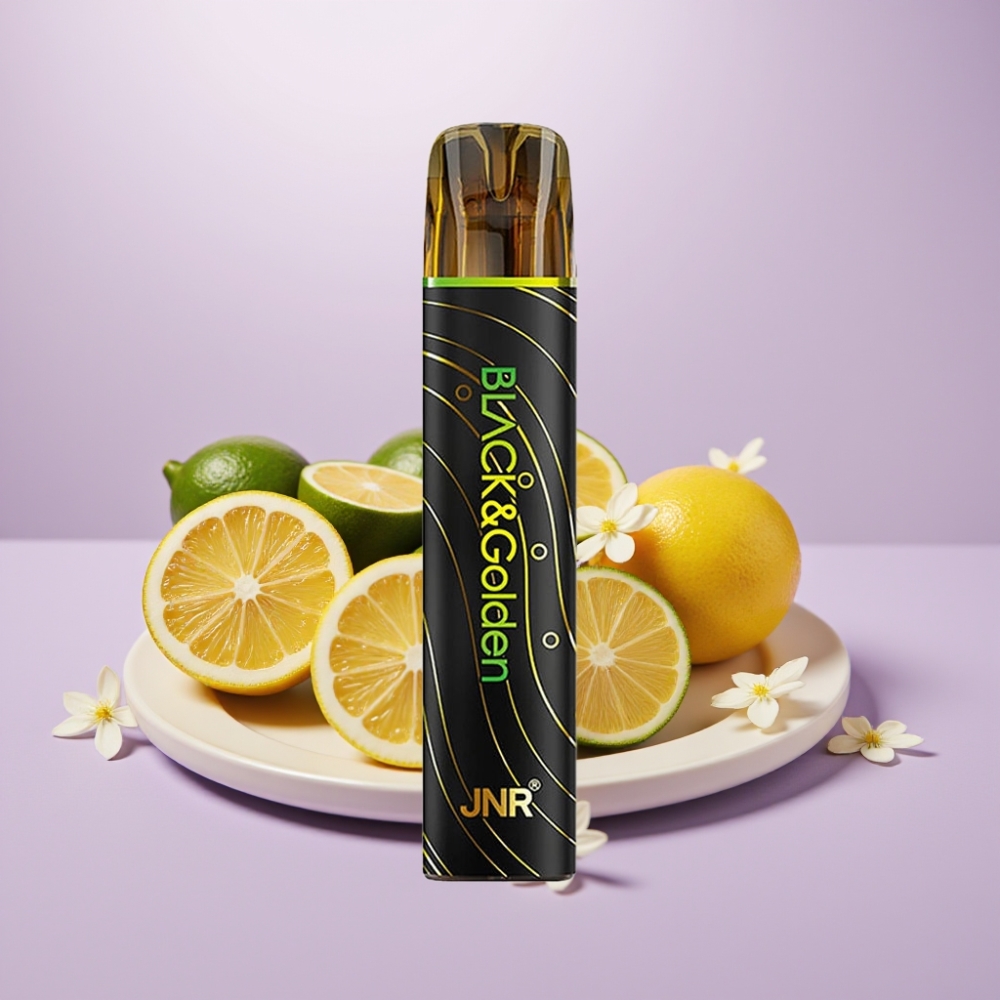 JNR Black&Golden 800 Puffs Desechable Vape Limón & Lima 2ml 2% Nicotina TPD