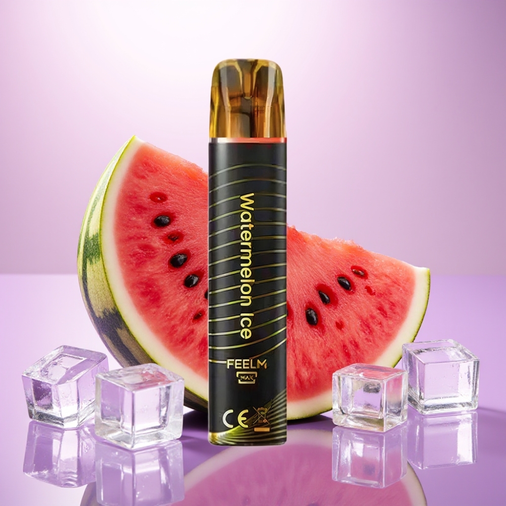 JNR Black&Golden 800 Puffs Desechable Vape Sandía Helada – 550mAh, 2ml, TPD, Sin Carga, 2% Nicotina