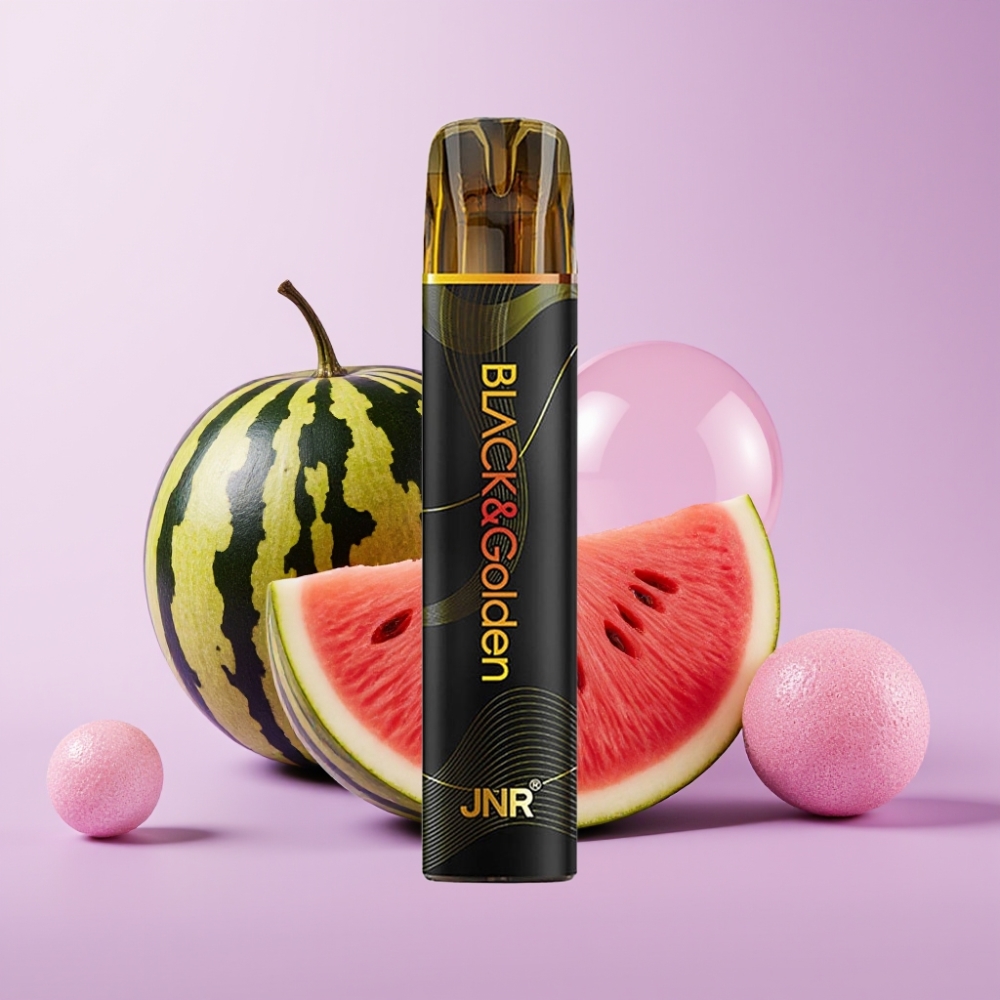 JNR Black&Golden 800 Puffs Vape Desechable Chicle de Sandía