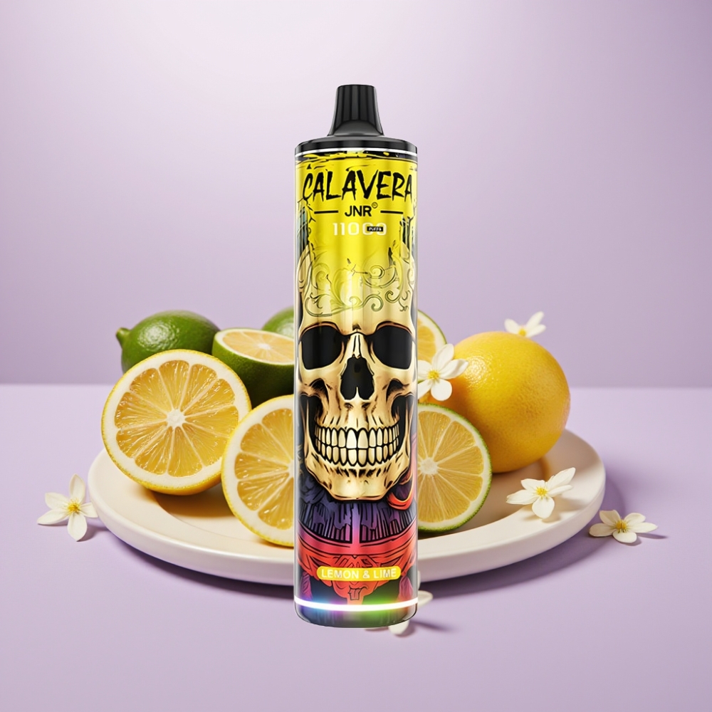 JNR Calavera 11000 Puffs Desechable Vape Limón & Lima con Puerto Type-C y Batería 850mAh