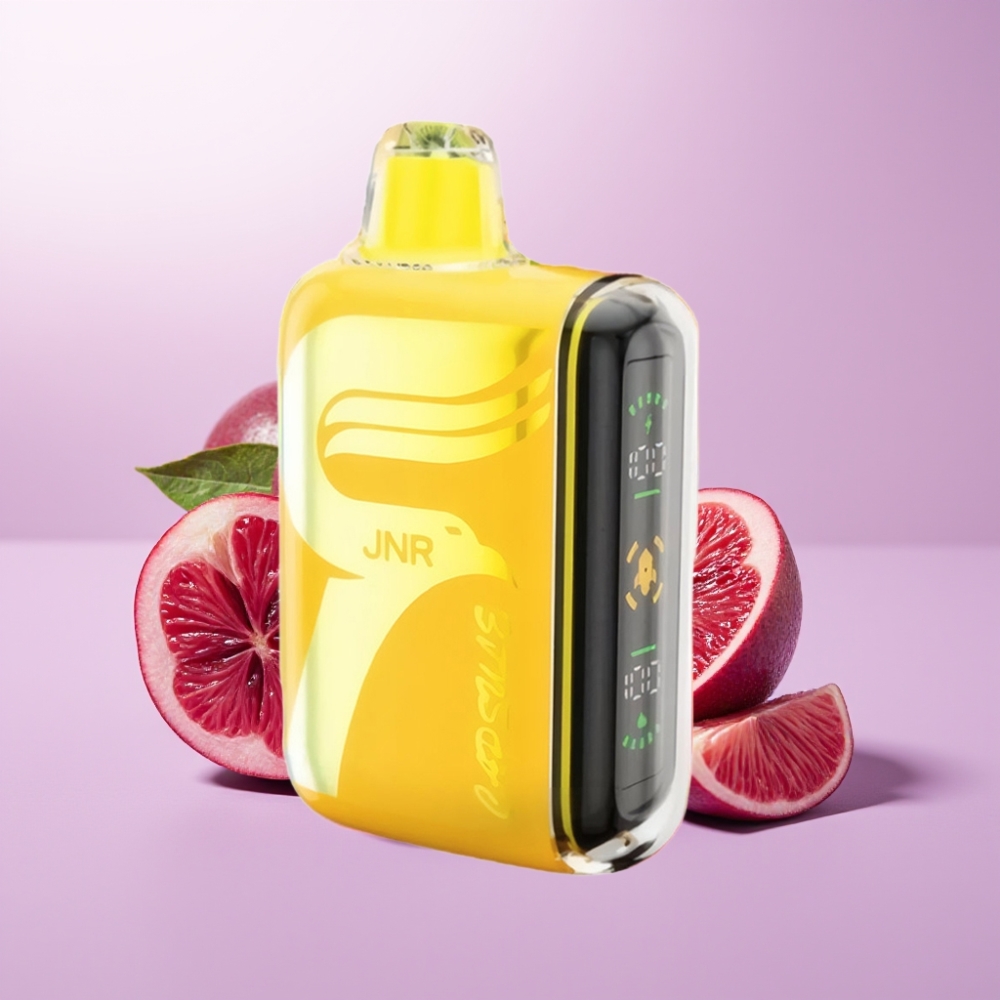 JNR Capsule 15000 Puffs Vape Disposable Golpe Tropical con Dual Mesh Coil, 20ml, 850mAh, Pantalla LED Inteligente