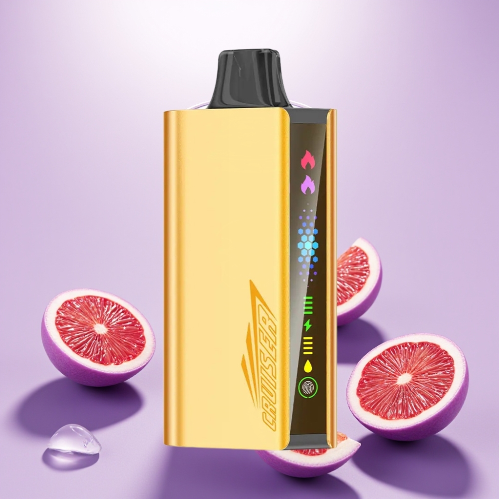 JNR Cruiser 12000 Puffs Sin Carga Vape Desechable Fanta Fría con Batería 3500 mAh y Pantalla Animada