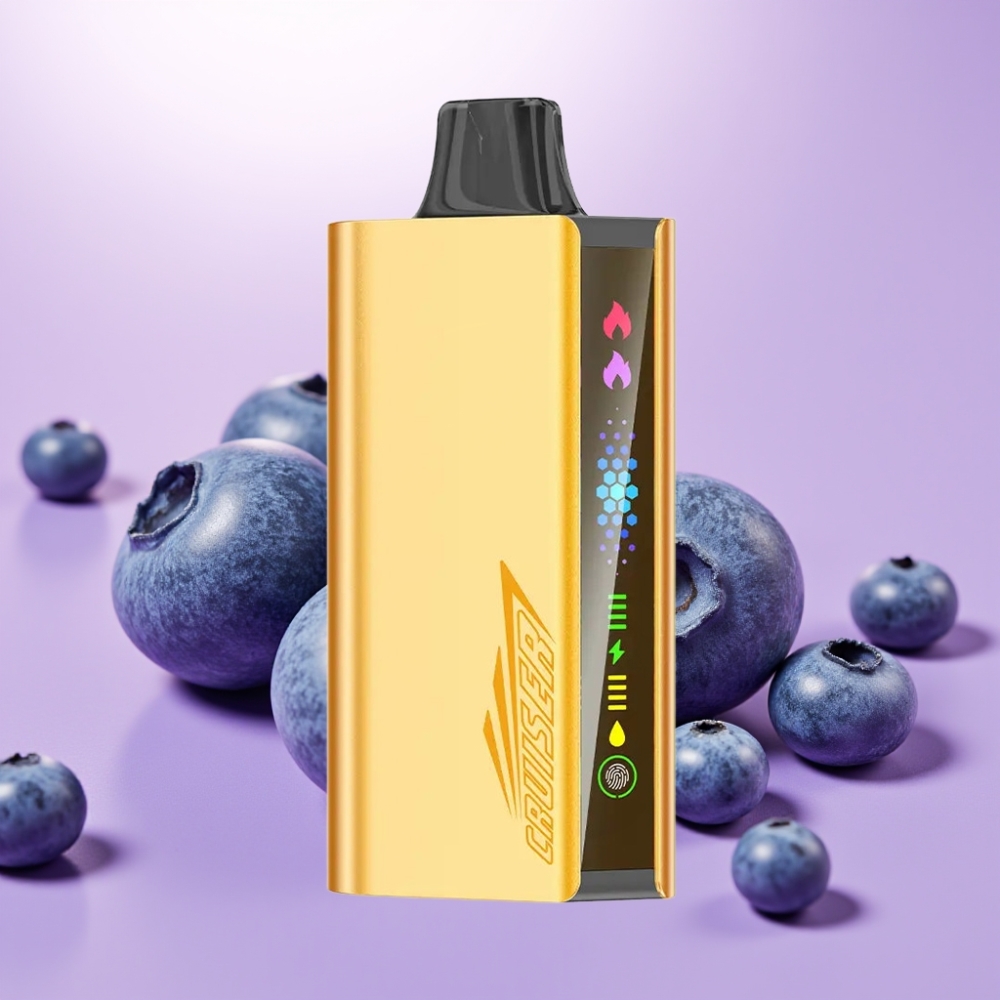 JNR Cruiser 12000 Puffs Vape Desechable Sin Carga Cuerpo de Aluminio Explosión de Arándano