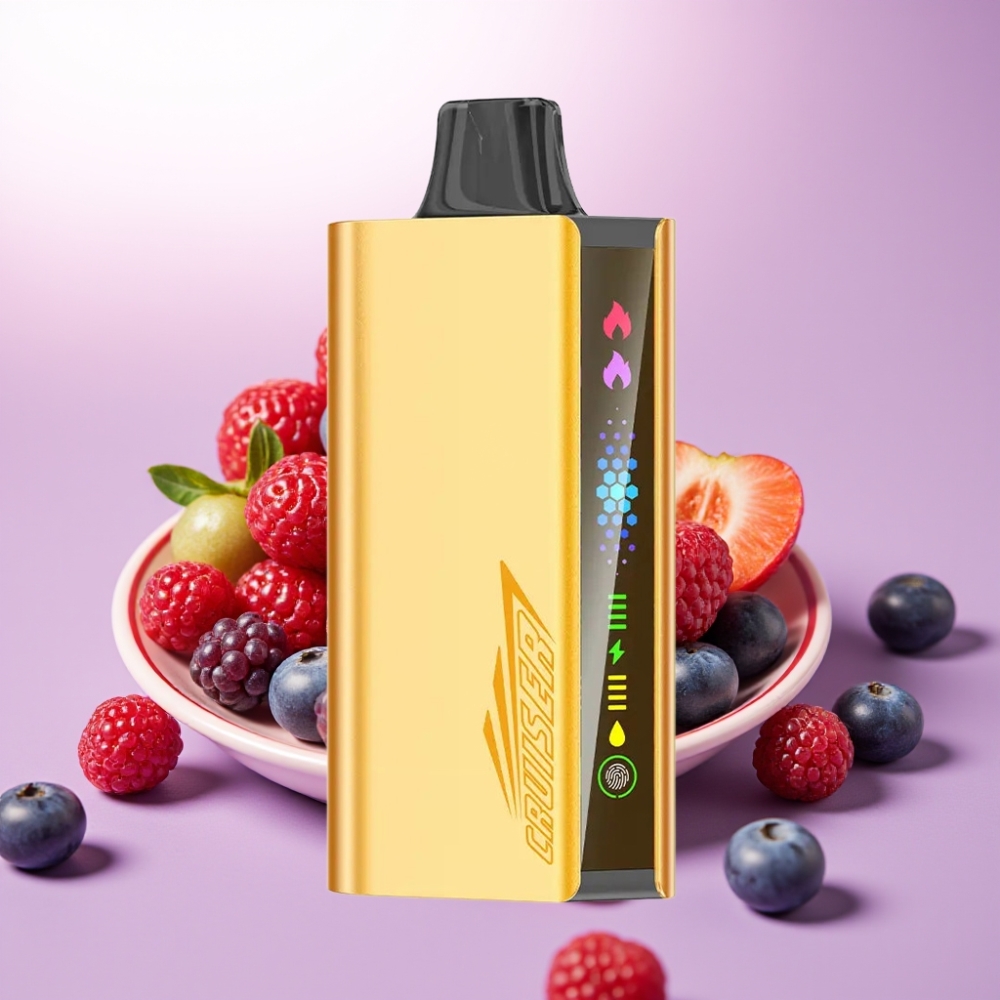 JNR Cruiser 12000 Puffs Vape Desechable Sin Carga Cuerpo de Aluminio Sabores Mixtos