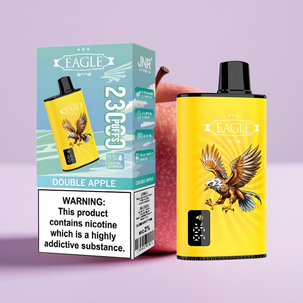 JNR EAGLE Smart 23000 Puffs Doble Manzana con Pantalla Digital y Bobina Mesh 1.0ohm
