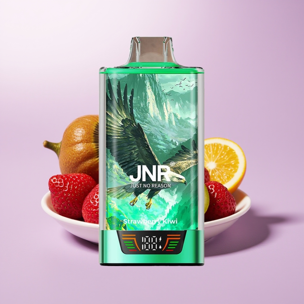JNR Falcon Pro 28000 Vape Desechable Fresa Kiwi - 30ml, 950mAh, 28000 Puffs, 5% Nicotina