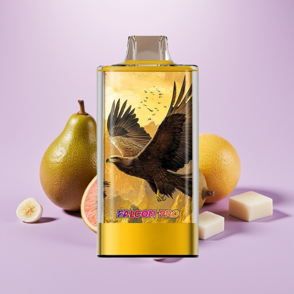 JNR Falcon Pro 28000 Vape Desechable Kiwi Maracuyá Guayaba – 30ml, 5% Nicotina, Pantalla Inteligente, Dual Mesh, USB-C