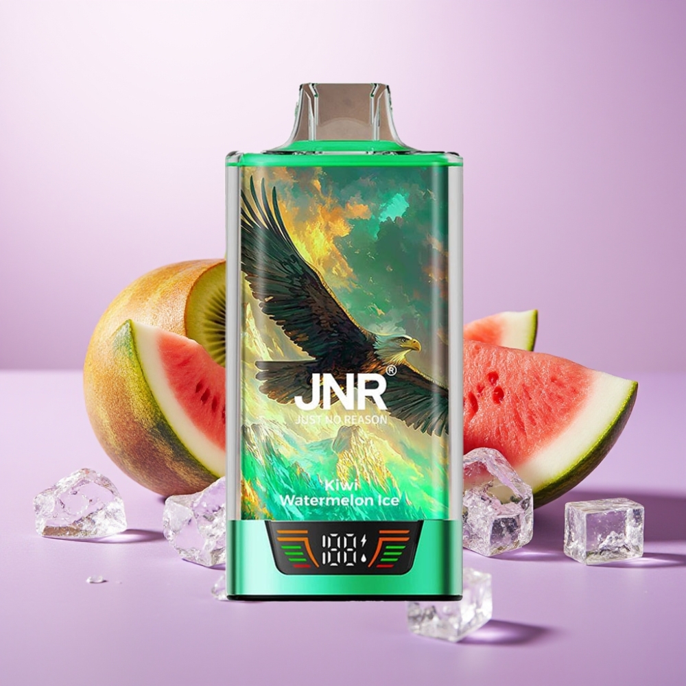 JNR Falcon Pro 28000 Vape Desechable Kiwi Sandía Hielo - 30ml, 950mAh, 28000 Puffs, 5% Nicotina