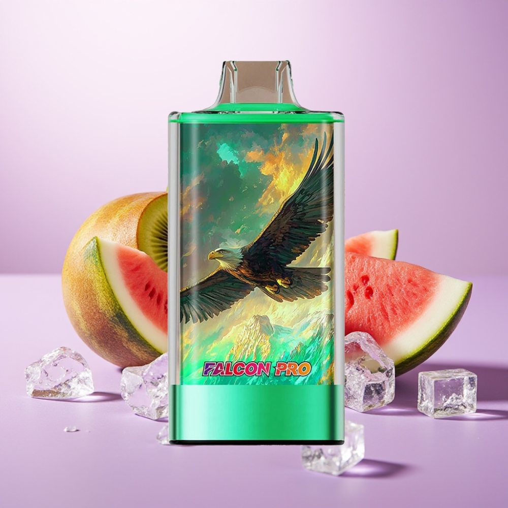 JNR Falcon Pro 28000 Vape Desechable Kiwi Sandía Hielo - 30ml, 950mAh, 28000 Puffs, 5% Nicotina